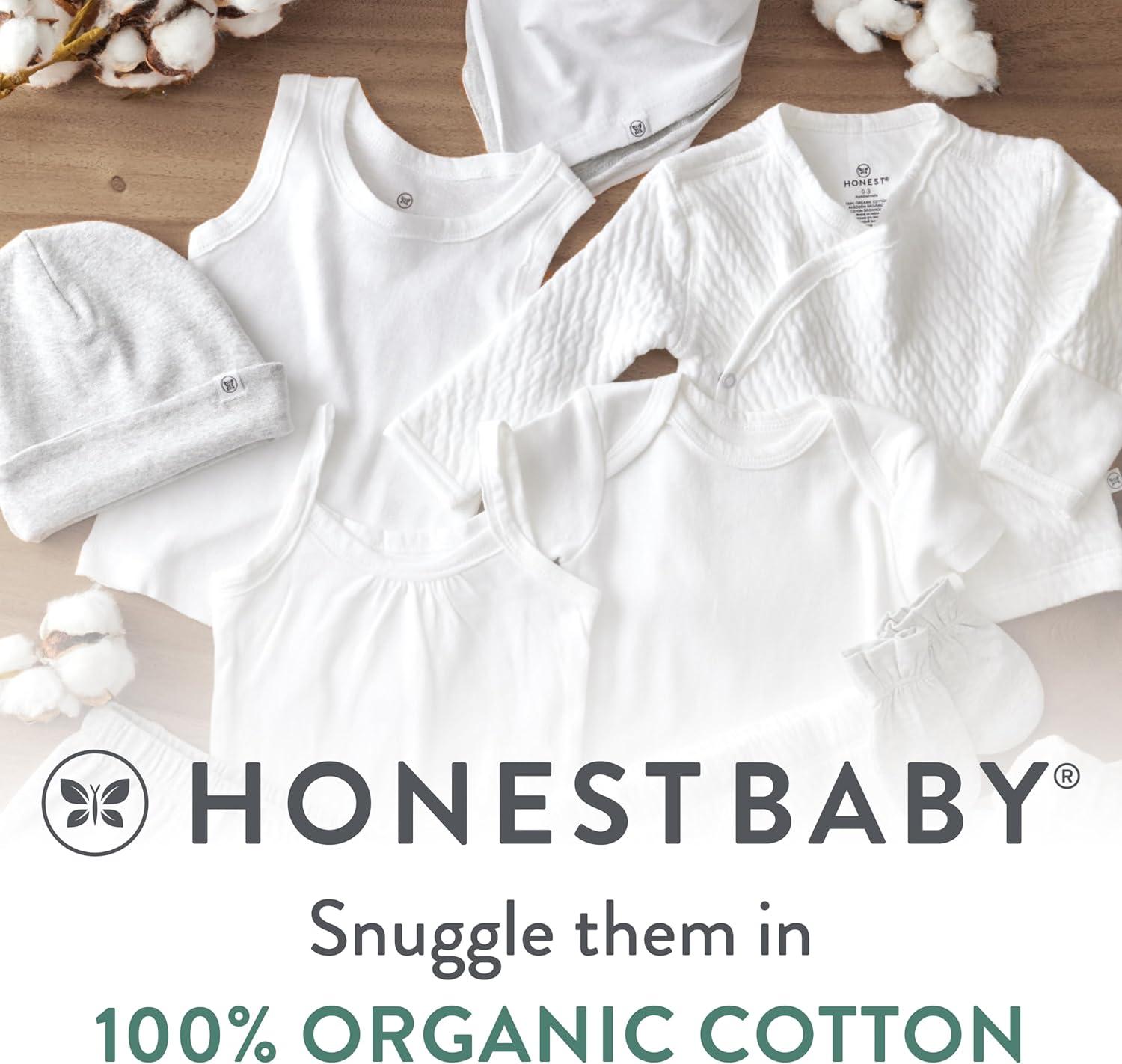 imageHonestBaby 2Pack Organic Cotton Fitted Bassinet Sheet White One Size1 Pack Dark Navy