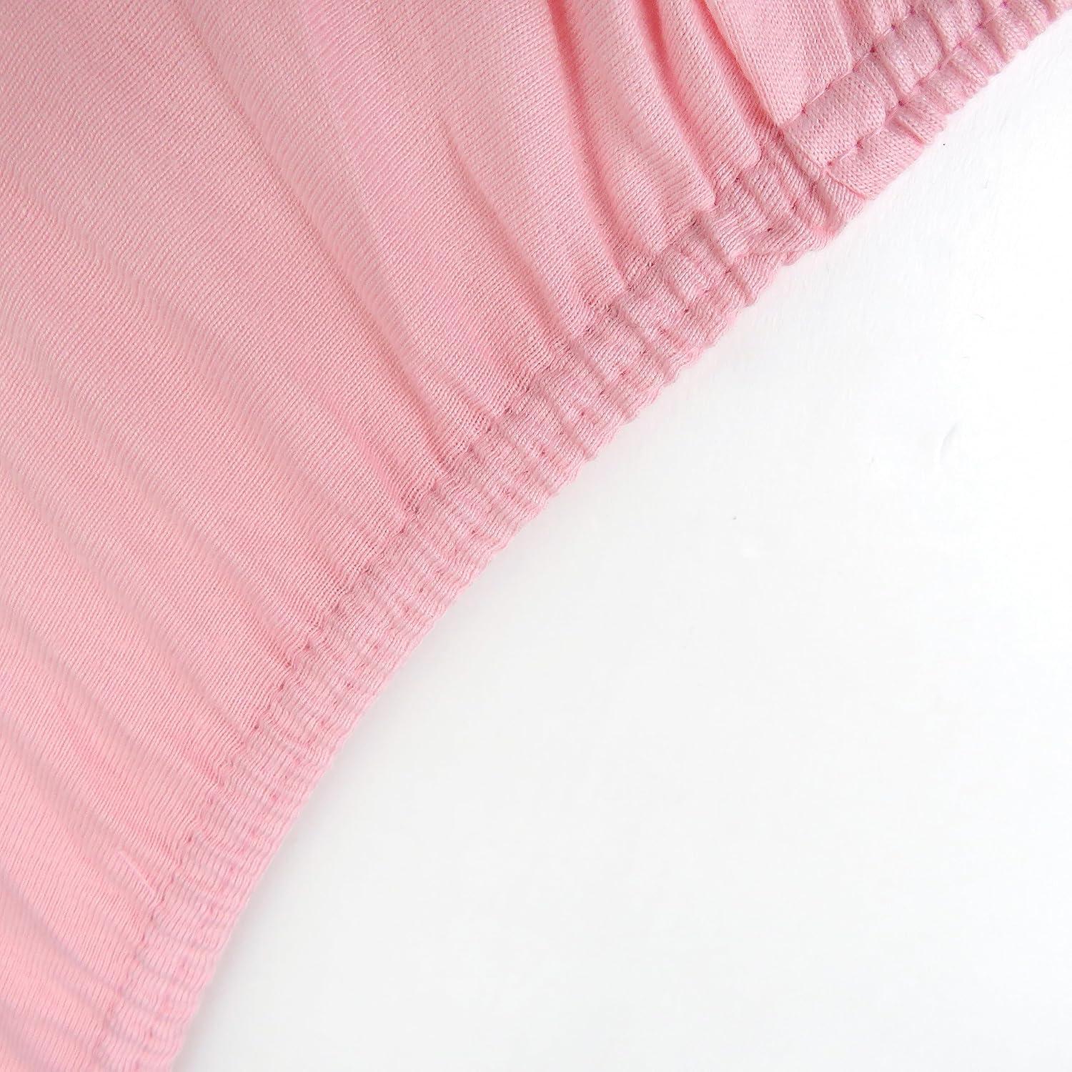 imageHonestBaby 2Pack Organic Cotton Fitted Bassinet Sheet White One Size1 Pack Pink
