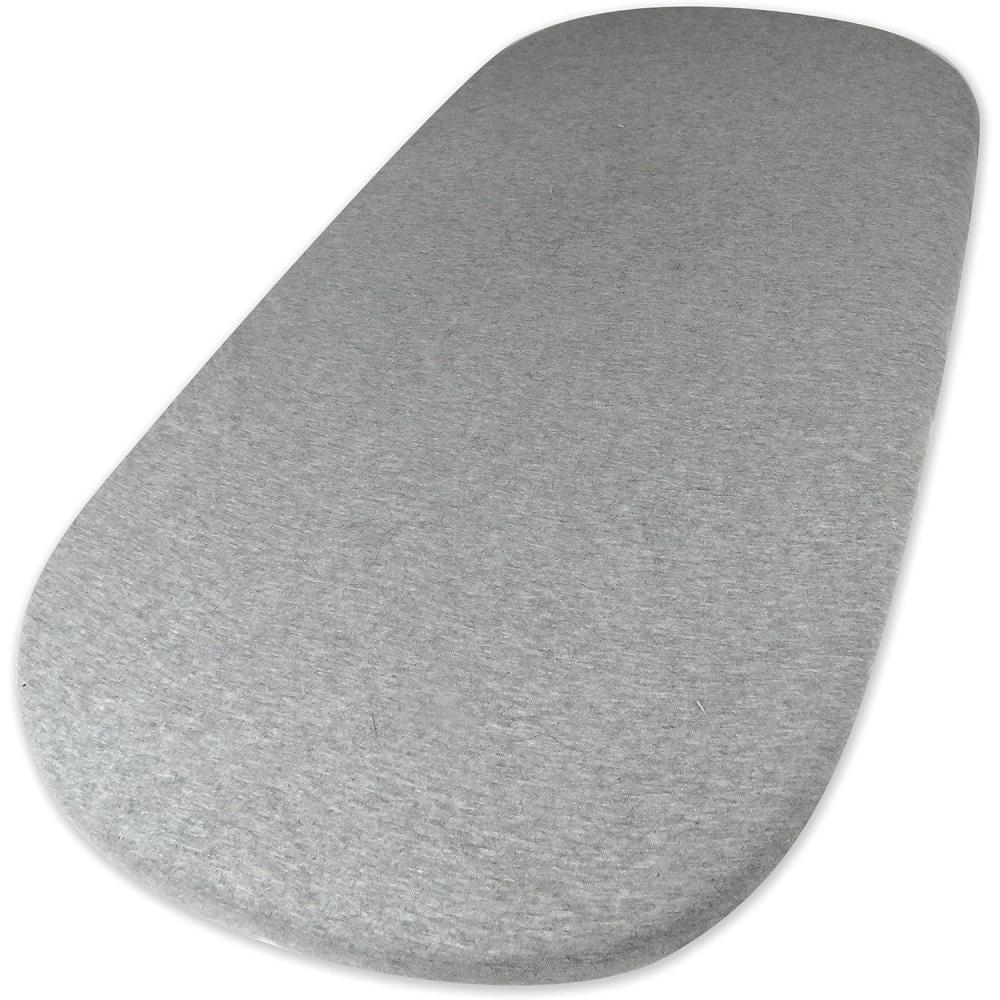 imageHonestBaby 2Pack Organic Cotton Fitted Bassinet Sheet White One Size1 Pack Gray Heather