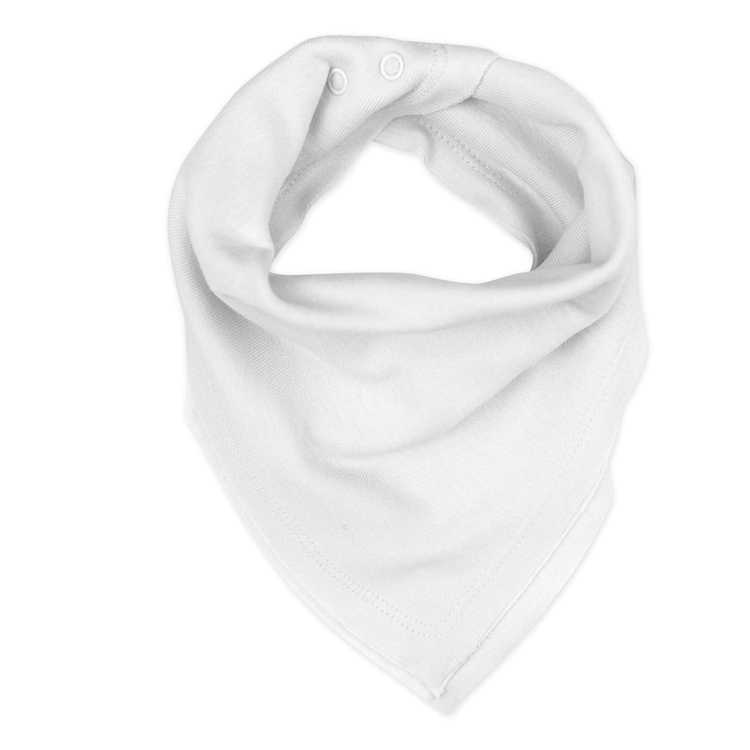 imageHonestBaby Girls Organic Cotton Bandana Drool Bib Multipack 10Pack Rainbow Gems Blues One Size5pack Pattern Play