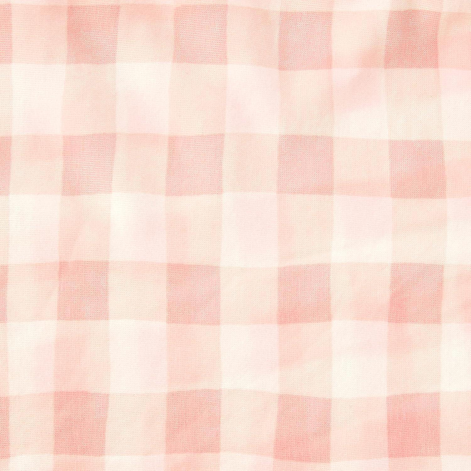 imageHonestBaby unisexbaby Fitted Crib Sheets Set Standard Mattress 100 Organic Cotton Baby Boys Girls Neutral 1 Pack Rainbow Stripe Blues One Size1 Pack Peach Skin Painted Buffalo Check