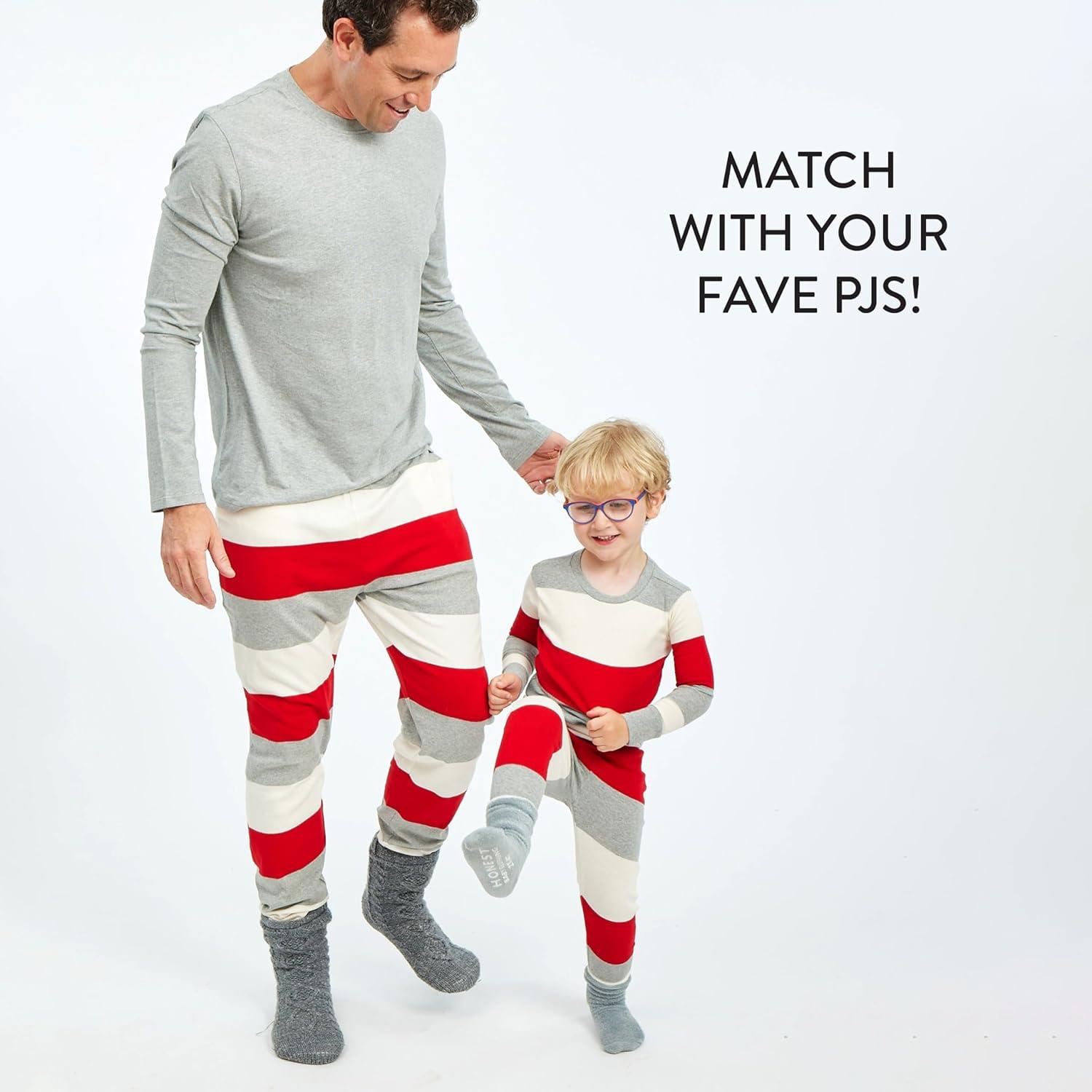 imageHonestBaby Multipack Cozy Socks Sustainably Made for Infant Baby Toddler Kids Boys Girls Unisex Men and WomenGray Heather