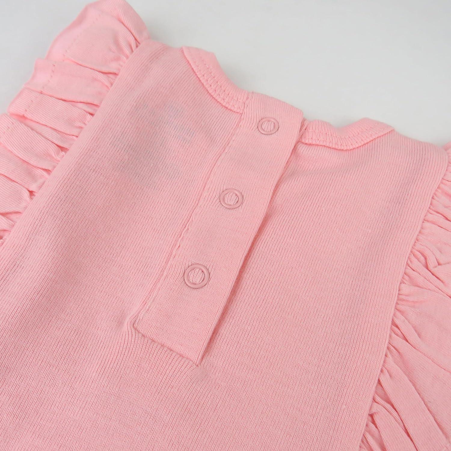 imageHonestBaby babyboys Sleeveless Bodysuits Onepiece 100 Organic Cotton for Baby Boys Girls UnisexPink Petal