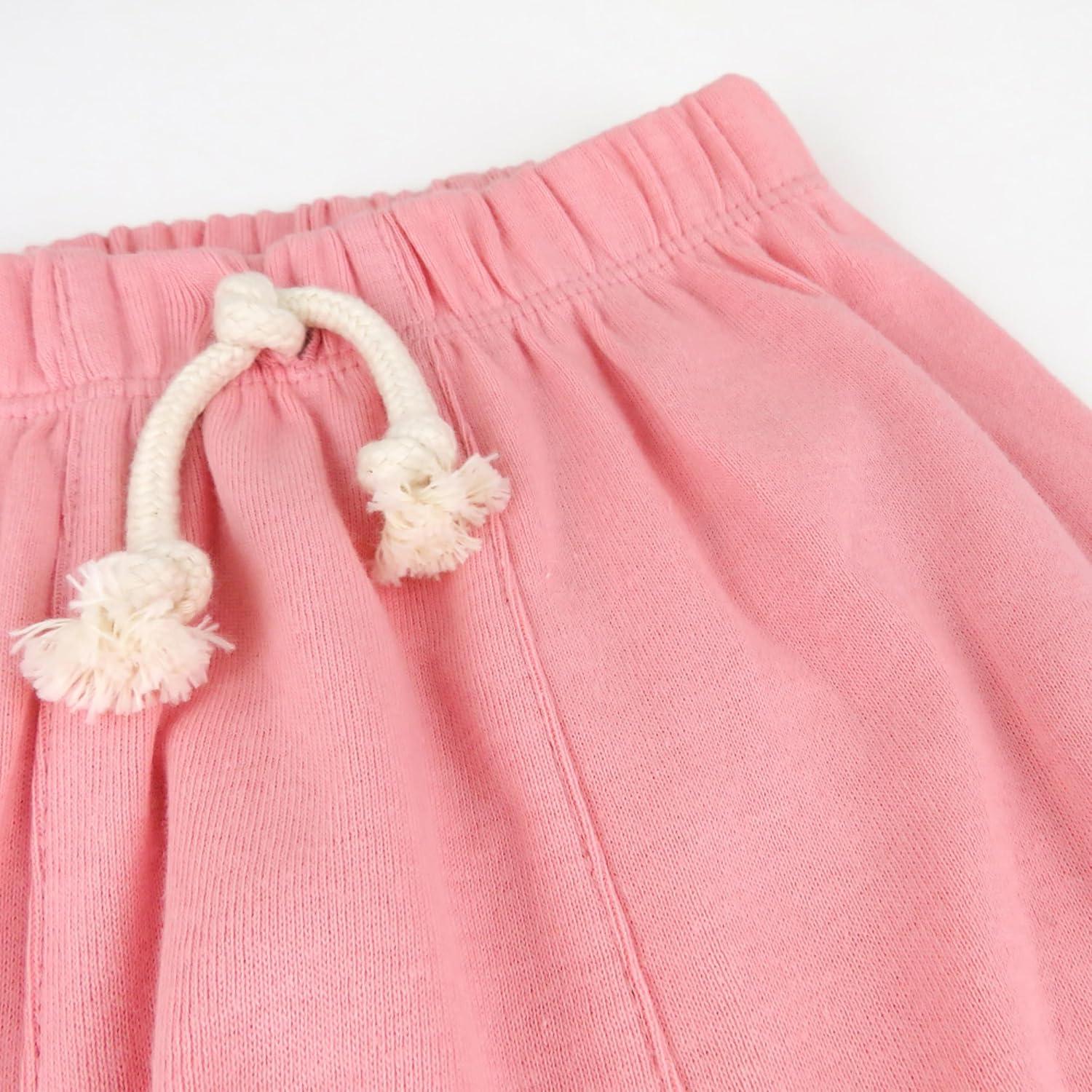imageHonestBaby UnisexBaby Multipack Honest Pants Joggers Pull on 100 Organic Cotton for Infant Baby and Toddler Boys Girls UnisexStrawberry Cream